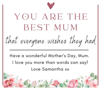 Mothers Day Personalised Candle Gift For Best Mum, 10 of 10