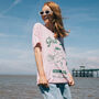 Pick Me Womens Staycation T Shirt Strawberry Graphic, thumbnail 4 of 4