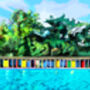 London Lido, Illustration Art Print, thumbnail 2 of 2