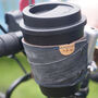 Up Cycled / Recycled Bike Cup Holder Made From Bicycle Inner Tubes And Recycled Leather, thumbnail 1 of 5