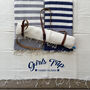 Personalised Handwoven Cotton Beach And Bath Towel, thumbnail 3 of 11