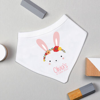 Personalised First Easter Bunny Babygrow, 5 of 7