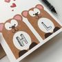 Mr And Mrs Bear Wedding Anniversary And Valentines Card, thumbnail 6 of 8