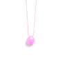 October Opal Fine Cord Birthstone Necklace, thumbnail 2 of 7