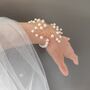 Pearl Bridal Wrist Corsage Bracelet, thumbnail 6 of 12