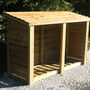 Heavy Duty Log Store 4ft X 6ft High Quality Timber, thumbnail 4 of 6