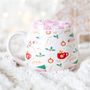 Christmas Print Mug And Socks Set, thumbnail 1 of 4