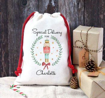 Personalised Child's Christmas Present Sack, 2 of 6