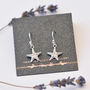 Starfish Earrings In Sterling Silver, thumbnail 2 of 10