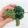 Needle Felting Kit Tortoise, thumbnail 8 of 10