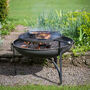 Fire Pit With Grill: Plain Jane With Swing Arm BBQ Rack, thumbnail 1 of 9
