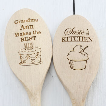 Create Your Own Personalised Engraved Wooden Spoon, 3 of 10