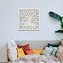 Timeless Tree Wood Wall Art: Intricate Branch Design, thumbnail 7 of 9