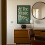 The Music Played Wall Art Print, thumbnail 8 of 11