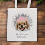 Personalised Christmas Tibetan Spaniel Break Through, thumbnail 7 of 10