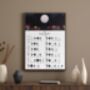 Mushrooms 2026 Lunar Calendar A4 Print, thumbnail 3 of 4