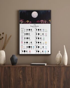 Mushrooms 2026 Lunar Calendar A4 Print, 3 of 4