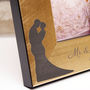 Personalised Silhouette Wedding Photo Frame, thumbnail 2 of 5