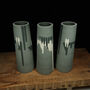Set Of Three Charcoal Grey Stem Vases, thumbnail 3 of 5