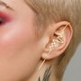 Heartbeat Sterling Silver Ear Cuff, thumbnail 4 of 7