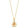 Sacral Chakra Carnelian Necklace Silver / Gold Plated, thumbnail 2 of 12