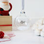 Personalised Crystal Filled Bauble, thumbnail 3 of 4