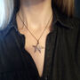 Sepia And Gold Star Necklace, thumbnail 3 of 3