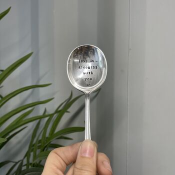 Personalised Vintage Soup Spoon, 3 of 5
