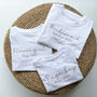 Personalised Embroidered Wedding T Shirts, thumbnail 1 of 5