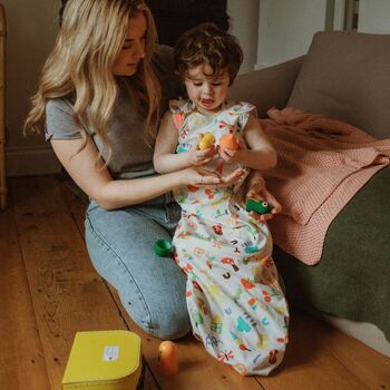 Folk And Thread Organic Baby Sleep Bag Salcombe, 3 of 8
