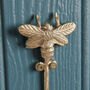 Brass Queen Bee Coat Hook, thumbnail 2 of 2