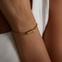 Personalised Unisex Bar Chain Bracelet, thumbnail 3 of 4
