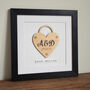 Personalised Love Padlock Print For Couple, thumbnail 3 of 3