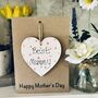 Personalised Mother's Day Mummy Wooden Keepsake Card, thumbnail 1 of 3