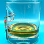 Personalised Fishing Hook Whisky Glass, thumbnail 2 of 3
