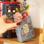 Personalised Ceramic Vintage Floral Mini Book Vase, thumbnail 2 of 2