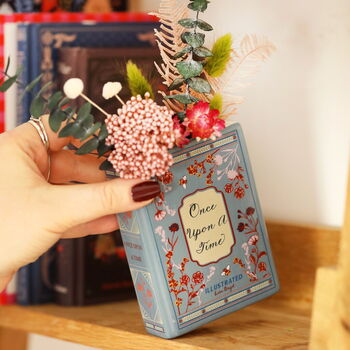 Personalised Ceramic Vintage Floral Mini Book Vase, 2 of 2