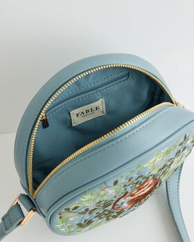 Chloe Circle Bag Embroidered Dormouse Blue, 8 of 8