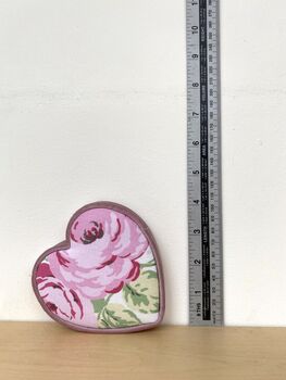 Personalised Fabric Nursery Letter And Heart Set – Handmade Baby Gift, 3 of 5