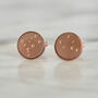 Solid Copper Constellation Cufflinks, thumbnail 4 of 10