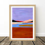 Lavender Sky Abstract Landscape Set Of Three, thumbnail 8 of 10