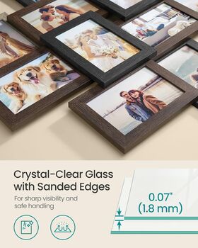 Photos Frame For 12 Pictures Multiple Wooden Collage, 5 of 9