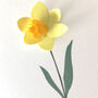 Personalised Mother's Day 3D Paper Daffodil Card, thumbnail 4 of 4