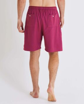 Men's Rioja Herringbone Brushed Cotton Shorts, 2 of 3