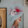 Large Wedding And Races Hat 'Madame Butterfly', thumbnail 1 of 10