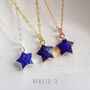 Lapis Lazuli Star Necklace, thumbnail 5 of 11