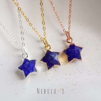 Lapis Lazuli Star Necklace, 5 of 11