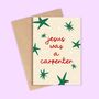 Jesus Was A Carpenter Sabrina Carpenter Christmas Card, thumbnail 1 of 2
