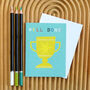 Mini Well Done Trophy Card, thumbnail 1 of 4