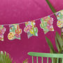 Tropical Iridescent Foiled Cactus And Pineapple Bunting, thumbnail 1 of 2